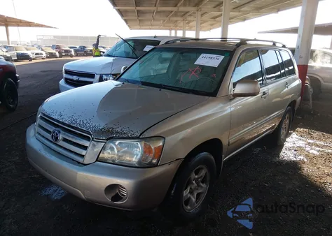 2005 Toyota Highlander from USA, damaged, VIN JTEDD21A450130407